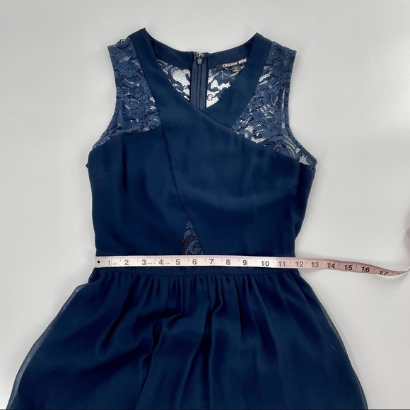 GIANNI BINI Geneva Sheer Lace Halter Maxi Dress - Picture 12 of 14